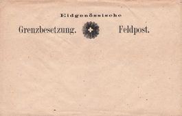 .Grenzbesetzung 1870 , Beleg , Korrespondenz der Truppe