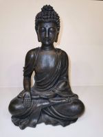 Buddha Figur (schwarz) - Kunststoff
