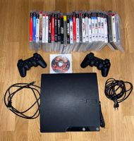 Playstation 3 Slim (modded) mit 2 Controller und 30 Games