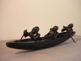 Schnitzerei  Boot aus Ruanda