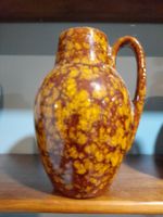 Scheurich Dark Light Brown Yellow Vintage Vase