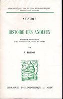 Aristote,Histoire des animaux. / Edité par VRIN, 1987