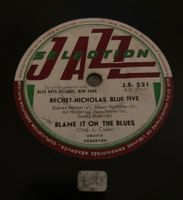 Schellack-Schallplatte-10“-78RPM-Sidney Bechet-Fox-Trot-Jazz