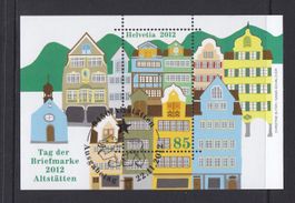 (KOPIE) 2012  Block  ERSTTAG  Tag der Briefmarke  Altstätten