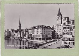 Zürich Fraumünster St. Peterskirche u Hotel z Storchen 1943