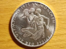 10 DM Silber-Münze - Olympiade München 1972 D