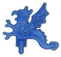 Lego Castle/Kingdom Drachenfeder blau