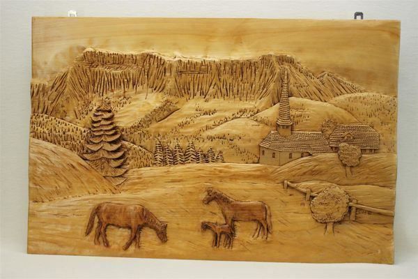 Geschnitztes Holz Bild | Kaufen auf Ricardo