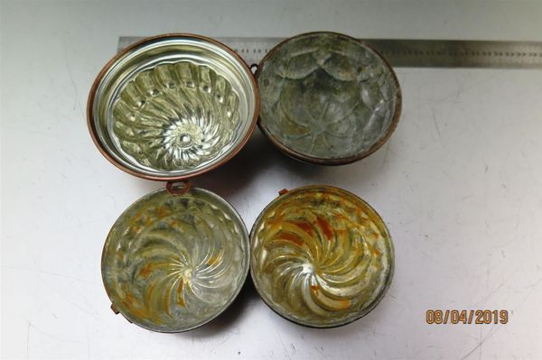 4x Kleine Backformen Kupfer , #12 | Kaufen auf Ricardo