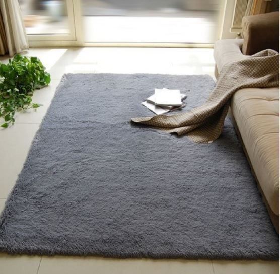 80x120cm Grau Teppich Weich Flauschig Kaufen Auf Ricardo