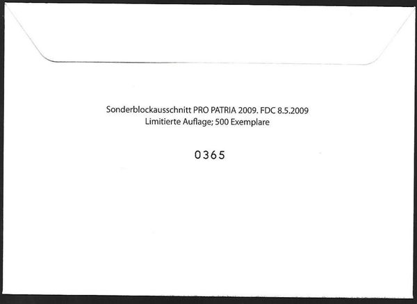 2009:Einzelwert Bundesfeierbl.Jubil.FDC | Kaufen auf Ricardo